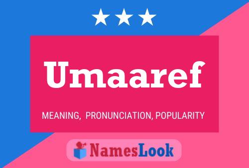 ملصق اسم Umaaref