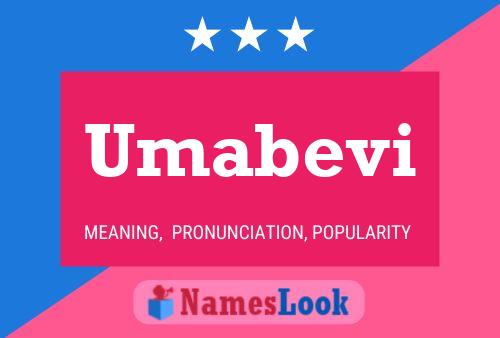 ملصق اسم Umabevi