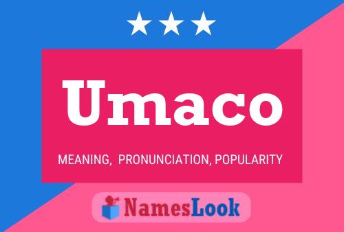 ملصق اسم Umaco