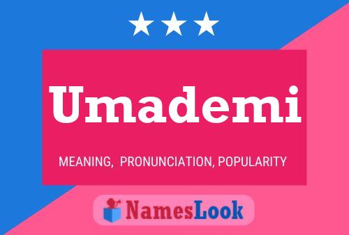 ملصق اسم Umademi