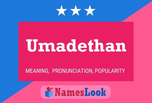 ملصق اسم Umadethan