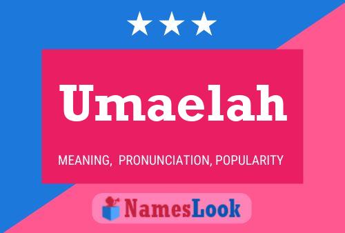 ملصق اسم Umaelah