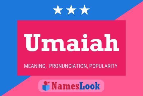 ملصق اسم Umaiah