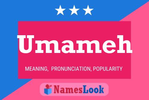 ملصق اسم Umameh