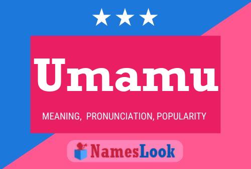 ملصق اسم Umamu