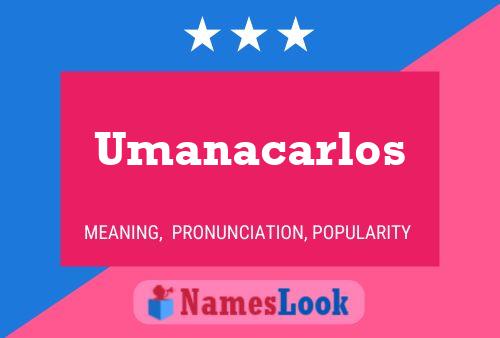 ملصق اسم Umanacarlos