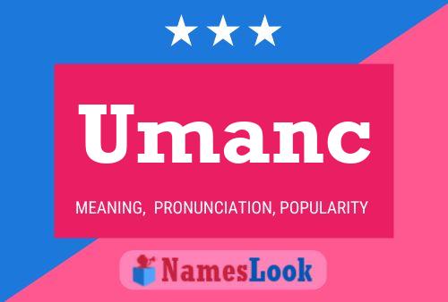 ملصق اسم Umanc