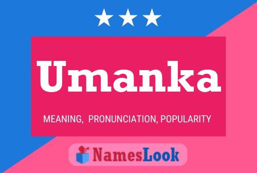 ملصق اسم Umanka