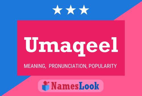 ملصق اسم Umaqeel