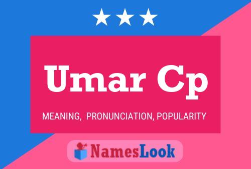 ملصق اسم Umar Cp