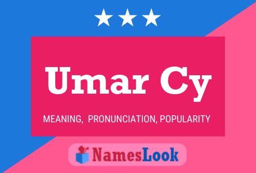 ملصق اسم Umar Cy