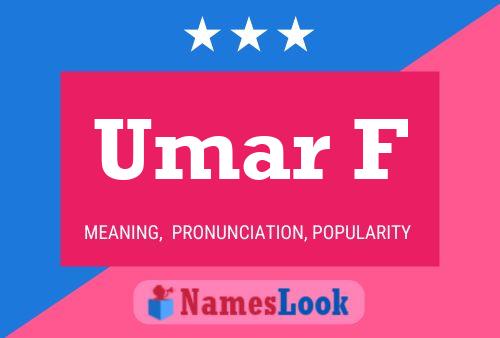 ملصق اسم Umar F