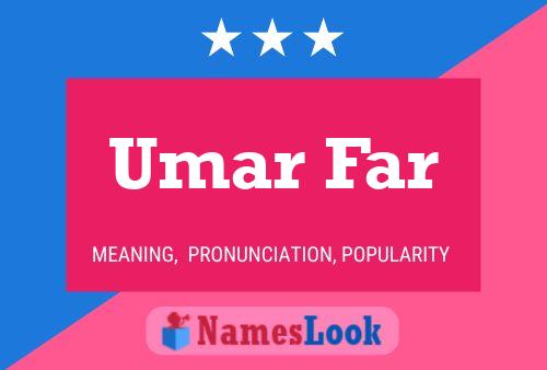 ملصق اسم Umar Far