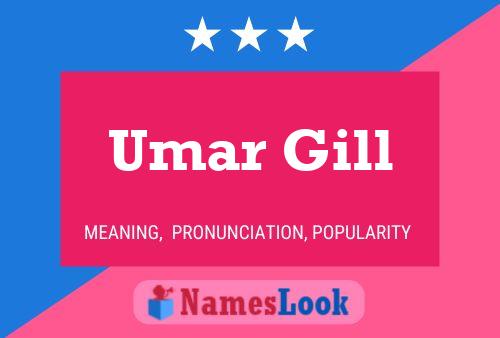 ملصق اسم Umar Gill