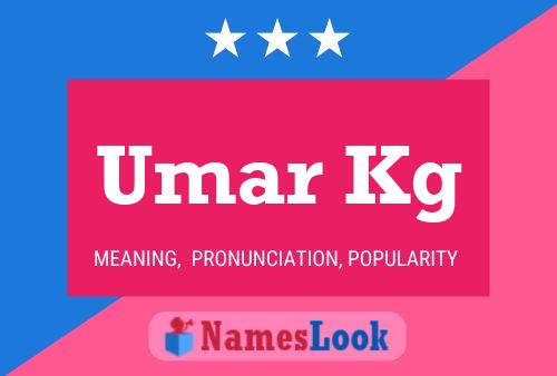 ملصق اسم Umar Kg