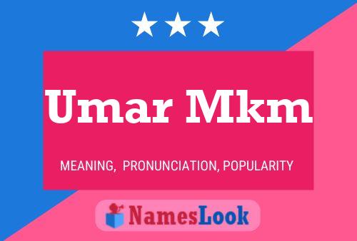 ملصق اسم Umar Mkm