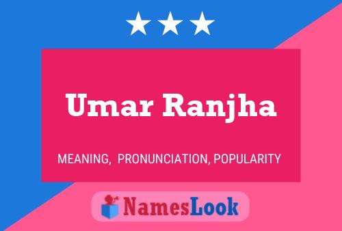 ملصق اسم Umar Ranjha