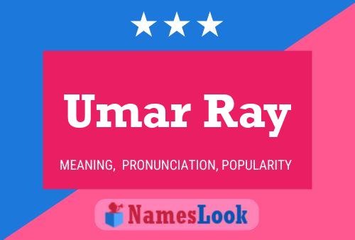 ملصق اسم Umar Ray