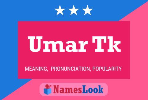 ملصق اسم Umar Tk