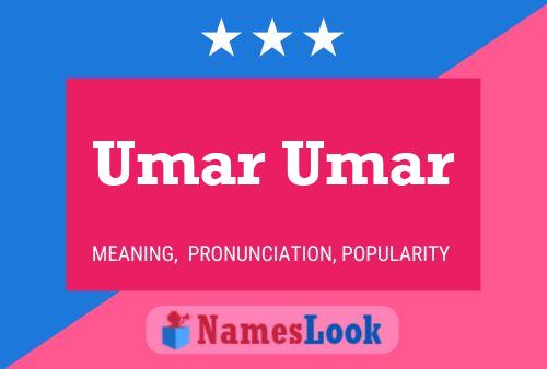 ملصق اسم Umar Umar