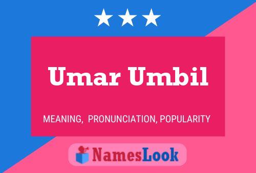 ملصق اسم Umar Umbil