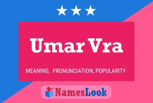 ملصق اسم Umar Vra