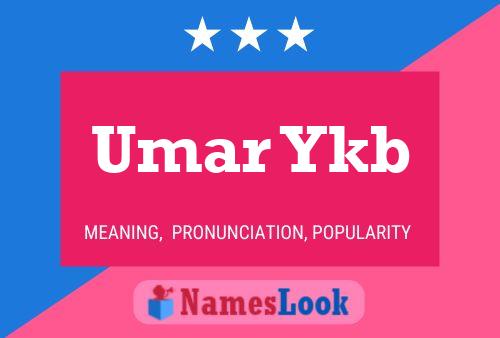 ملصق اسم Umar Ykb