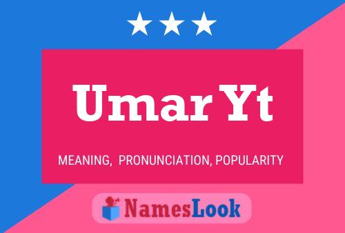 ملصق اسم Umar Yt