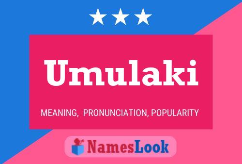 ملصق اسم Umulaki