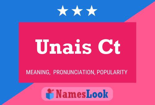 ملصق اسم Unais Ct