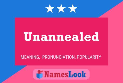 ملصق اسم Unannealed