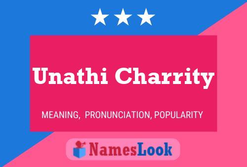 ملصق اسم Unathi Charrity