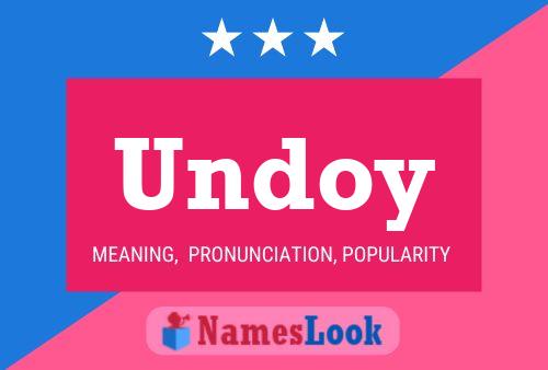 ملصق اسم Undoy