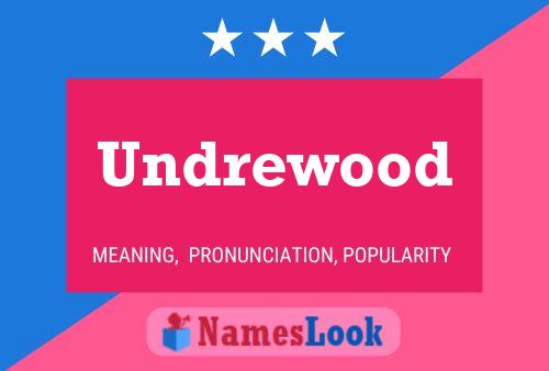 ملصق اسم Undrewood