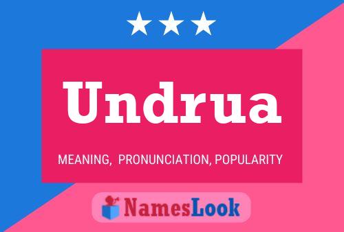 ملصق اسم Undrua