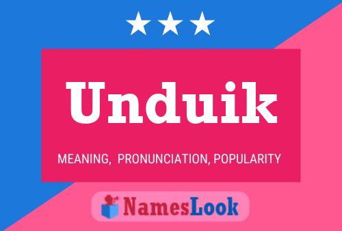 ملصق اسم Unduik