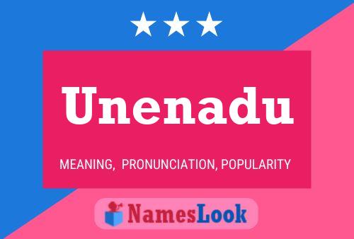 ملصق اسم Unenadu