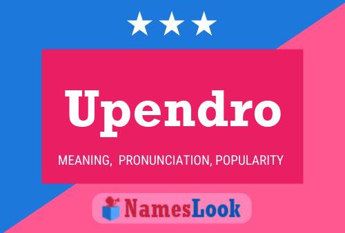 ملصق اسم Upendro