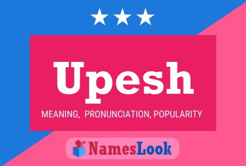 ملصق اسم Upesh