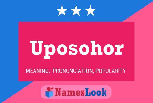 ملصق اسم Uposohor