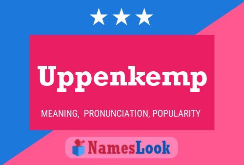 ملصق اسم Uppenkemp