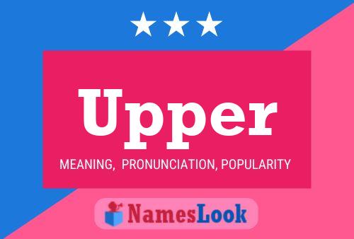 ملصق اسم Upper