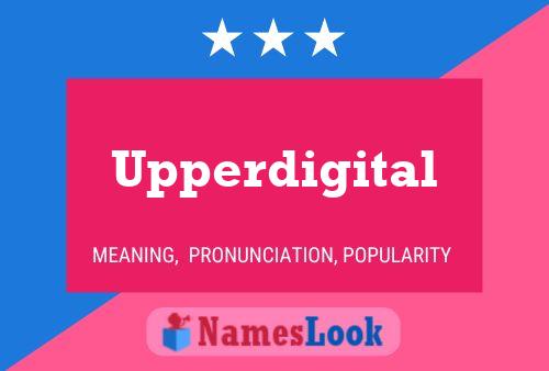 ملصق اسم Upperdigital