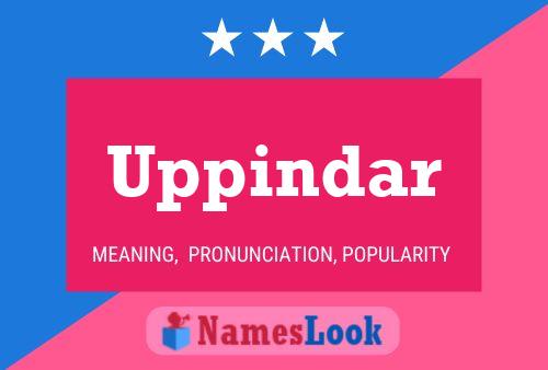 ملصق اسم Uppindar