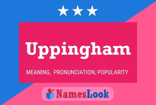 ملصق اسم Uppingham