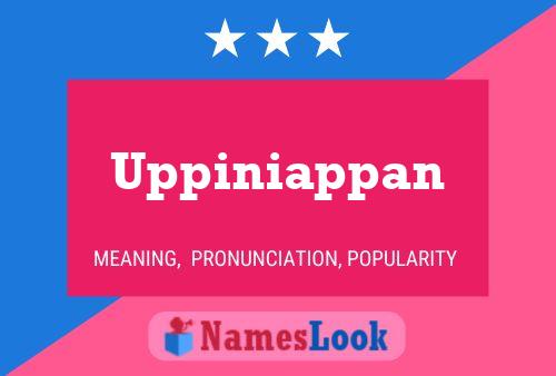 ملصق اسم Uppiniappan