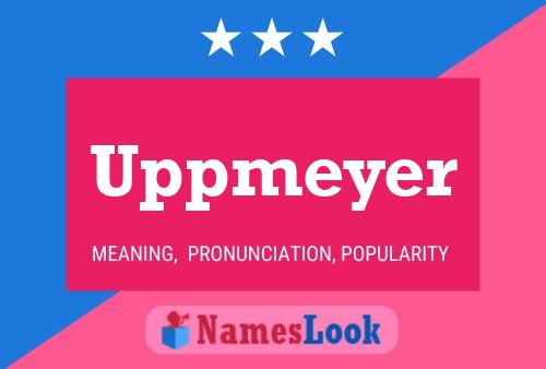 ملصق اسم Uppmeyer