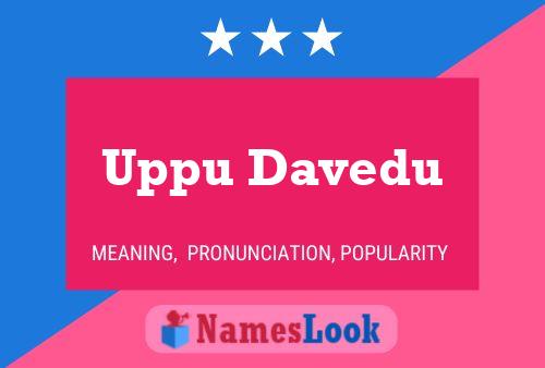 ملصق اسم Uppu Davedu