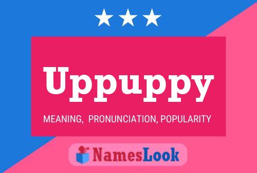 ملصق اسم Uppuppy