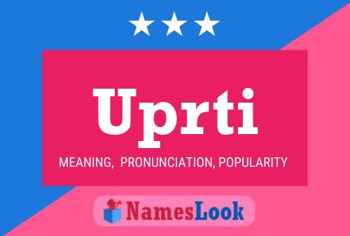 ملصق اسم Uprti